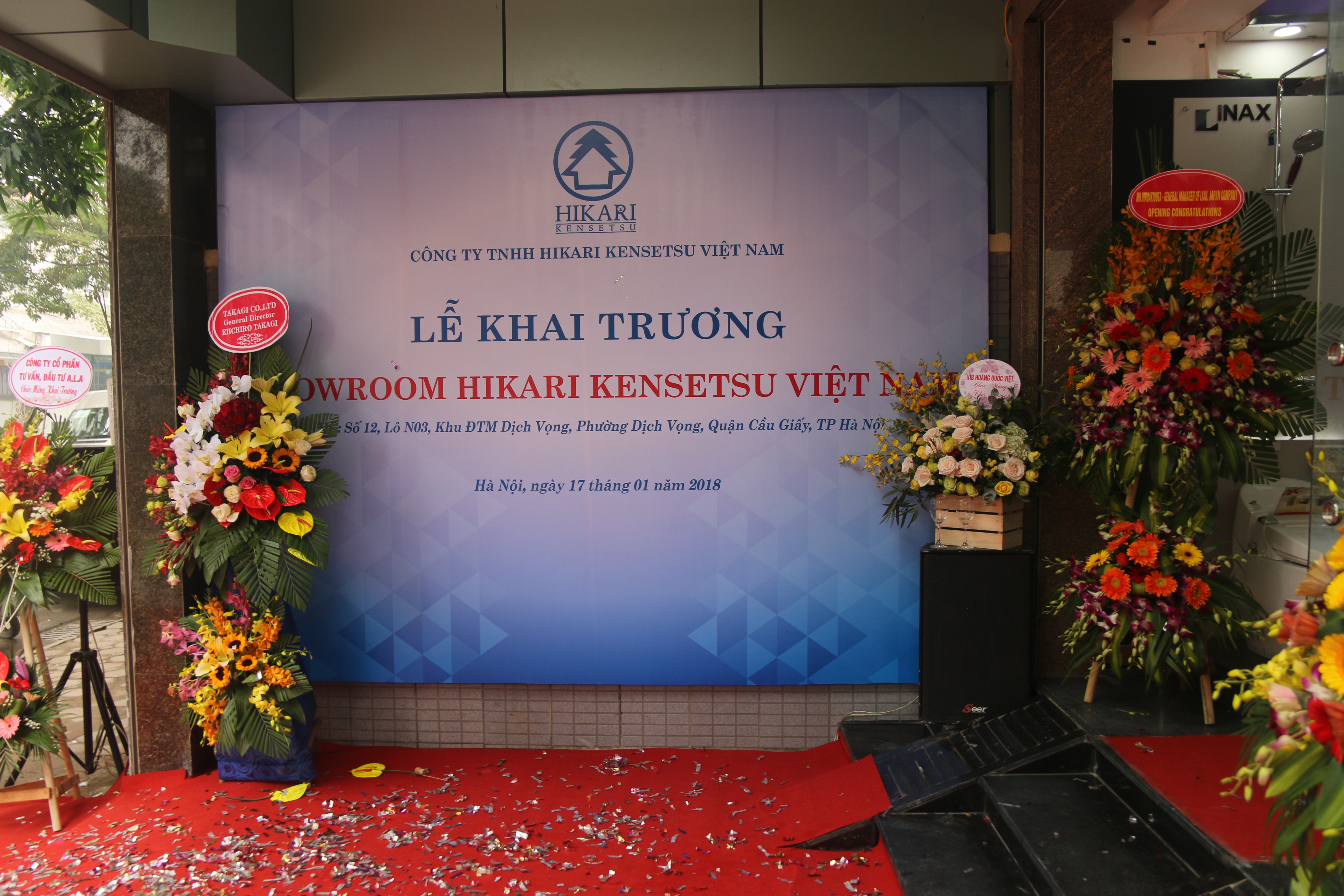 Khai trương showroom Hikari Kensetsu Vietnam
