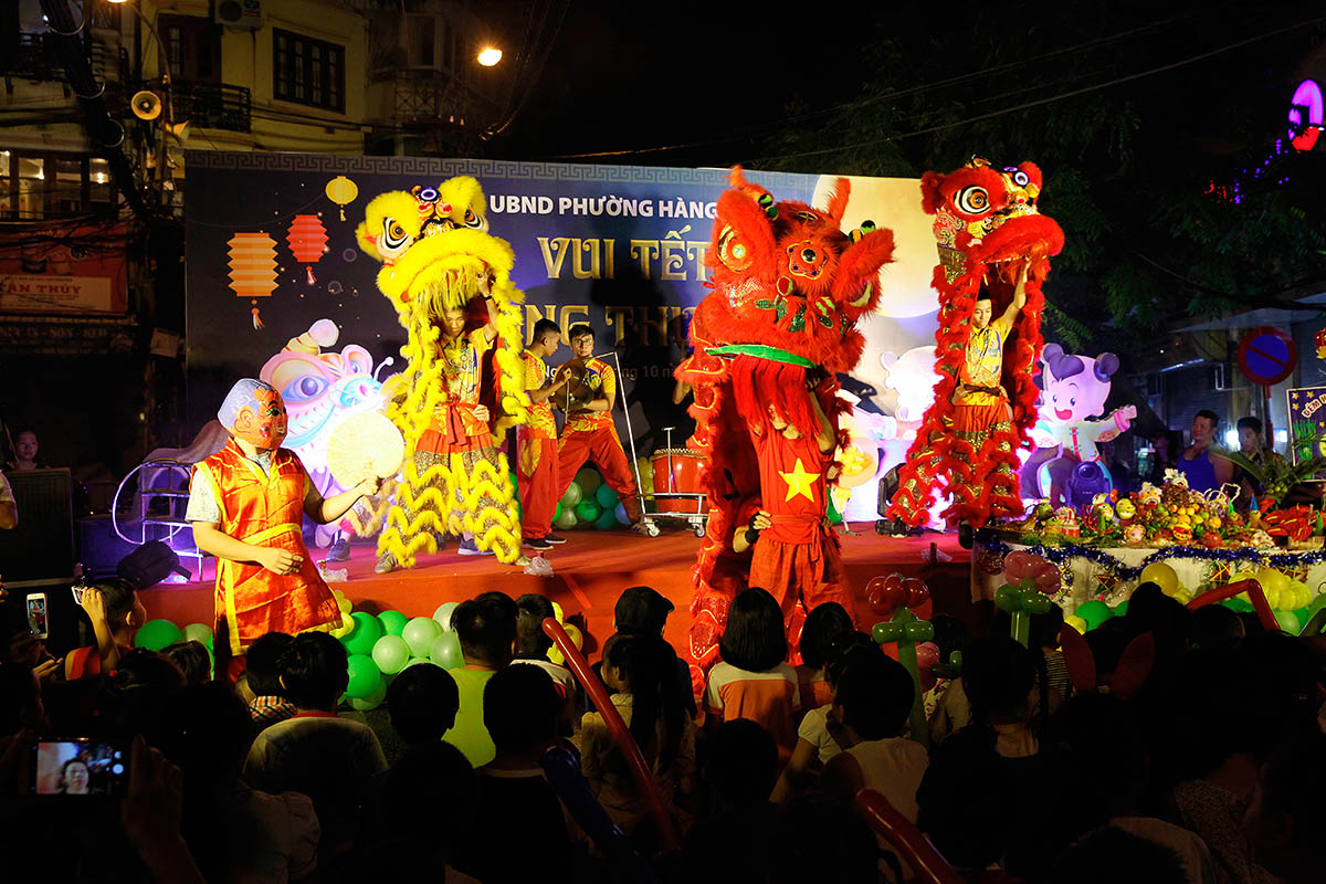 múa lân sư rồng tết trung thu