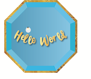 Chủ đề sinh nhật Hello World