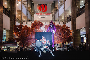 Thi công sân khấu Haloween trung tâm Thương mại The Garden