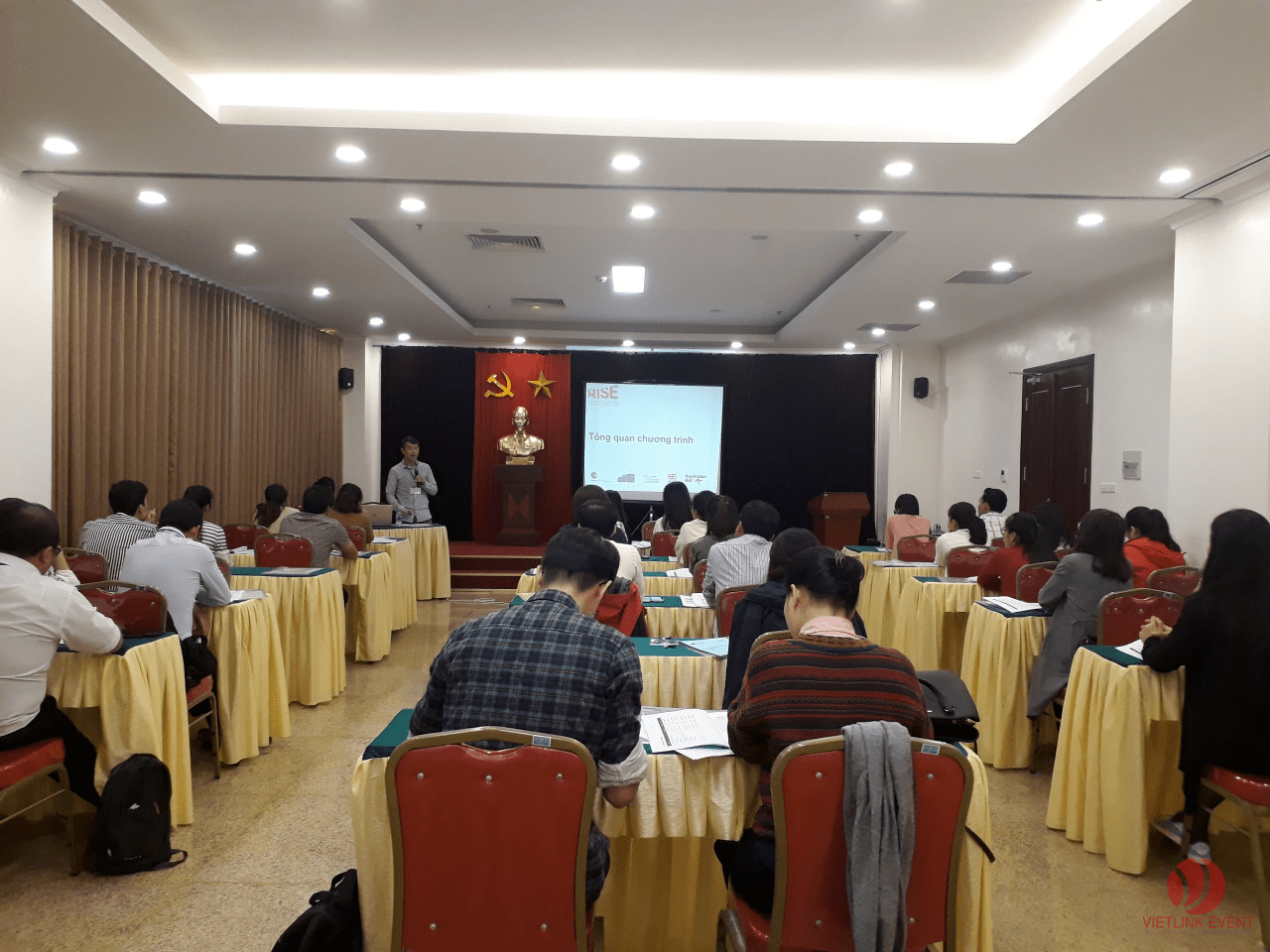 Tập huấn dự án RISE 2018 tại Nhà khách Bộ Quốc phòng