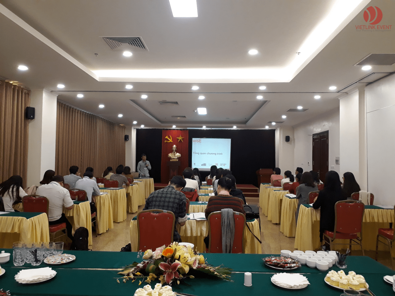 Tập huấn dự án RISE 2018 tại Nhà khách Bộ Quốc phòng