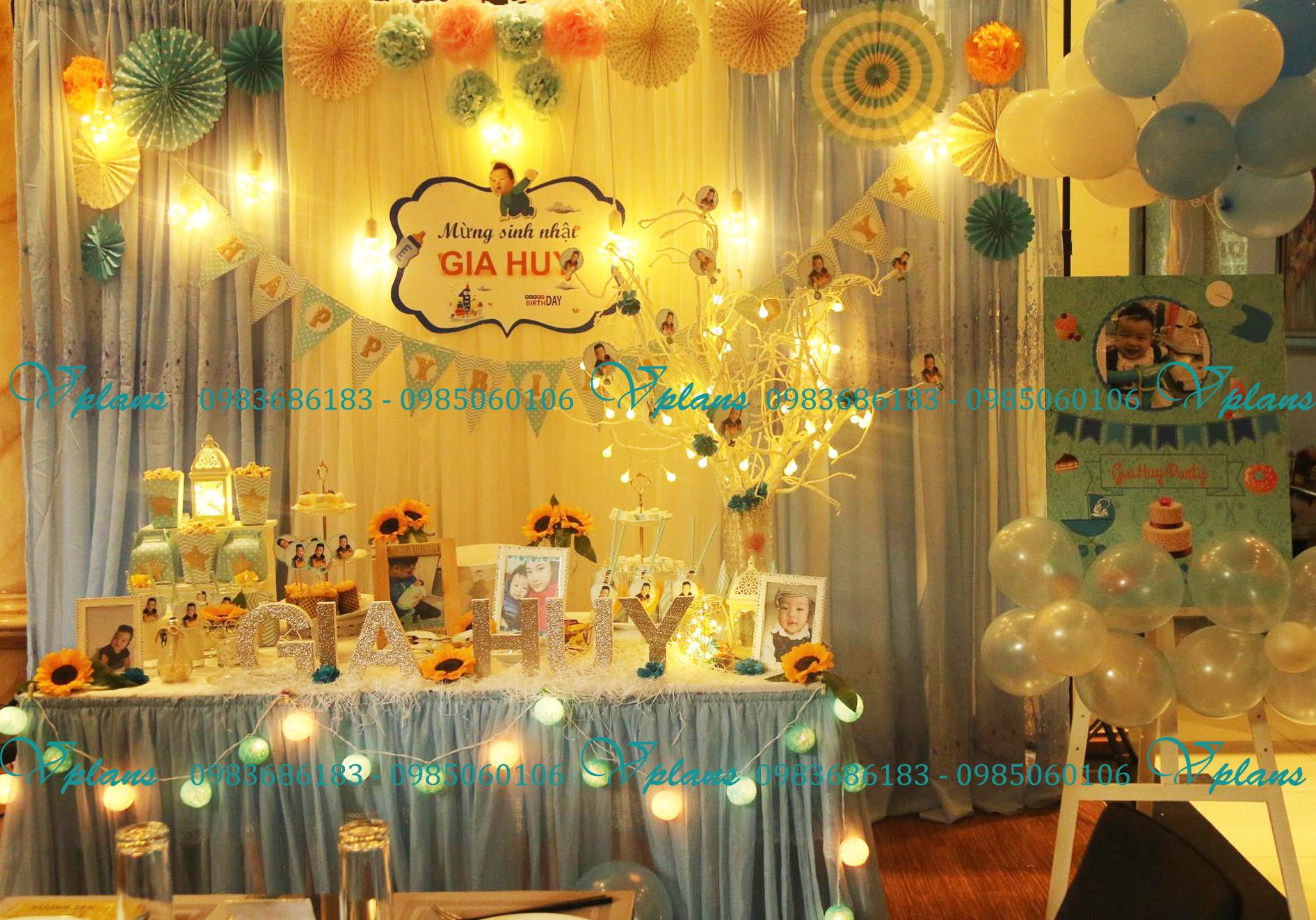 tổ chức tiệc sinh nhật cho bé