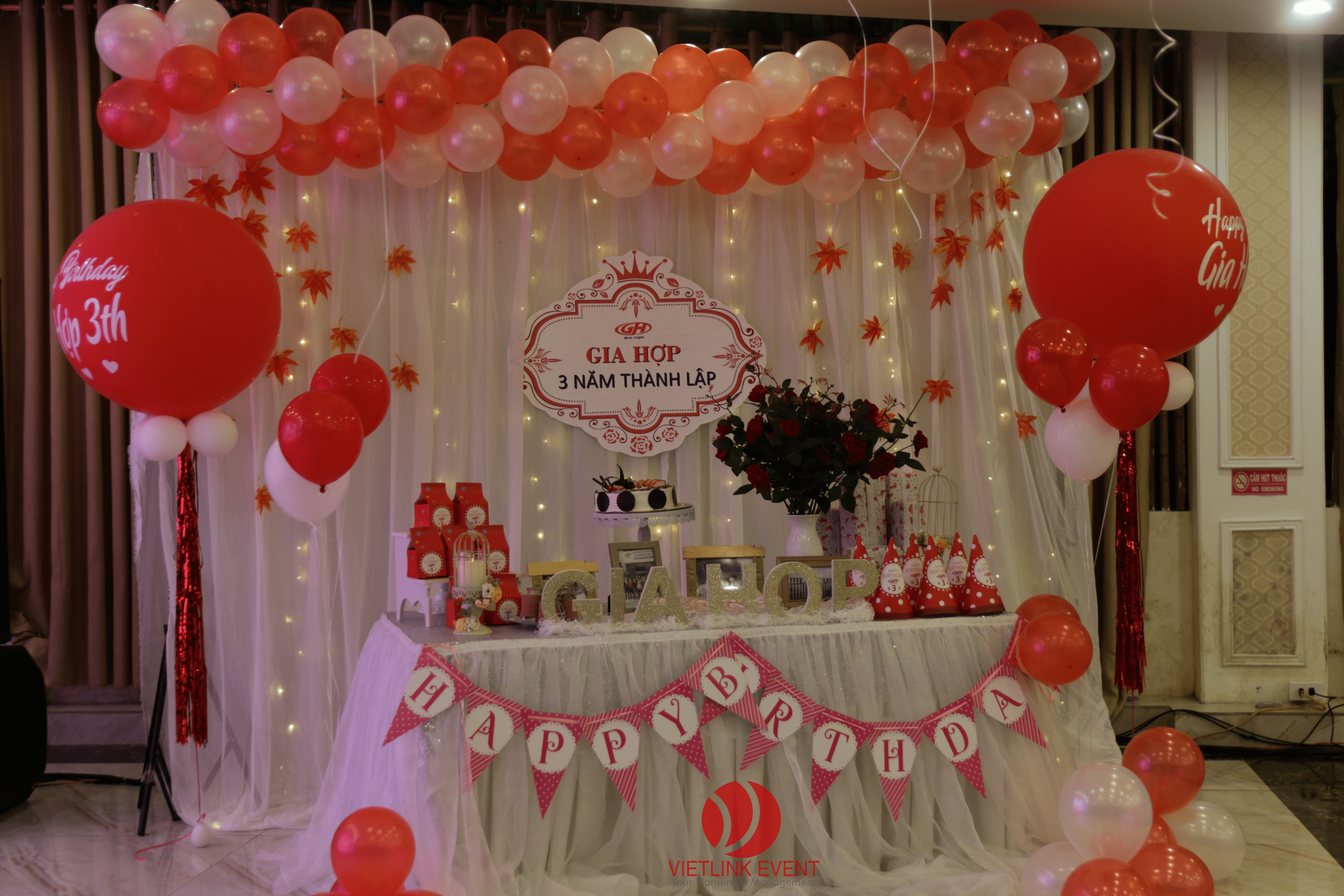 Tổ chức Gala Dinner và sinh nhật cho công ty Gia Hợp