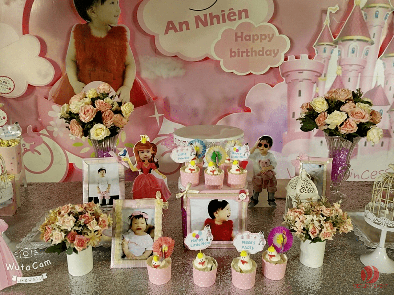 Tổ chức sinh nhật  bé An Nhiên