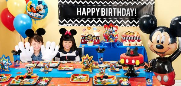 Trang trí sinh nhật cho bé theo chủ đề chuột micky