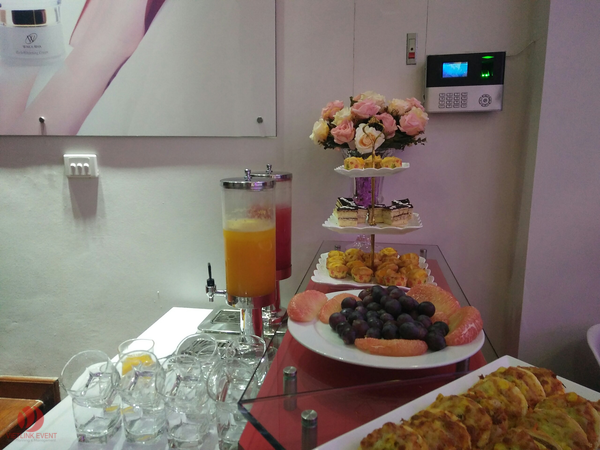 Tổ chức tiệc TeaBreak Công Ty Mỹ Phẩm Tâm Hiếu