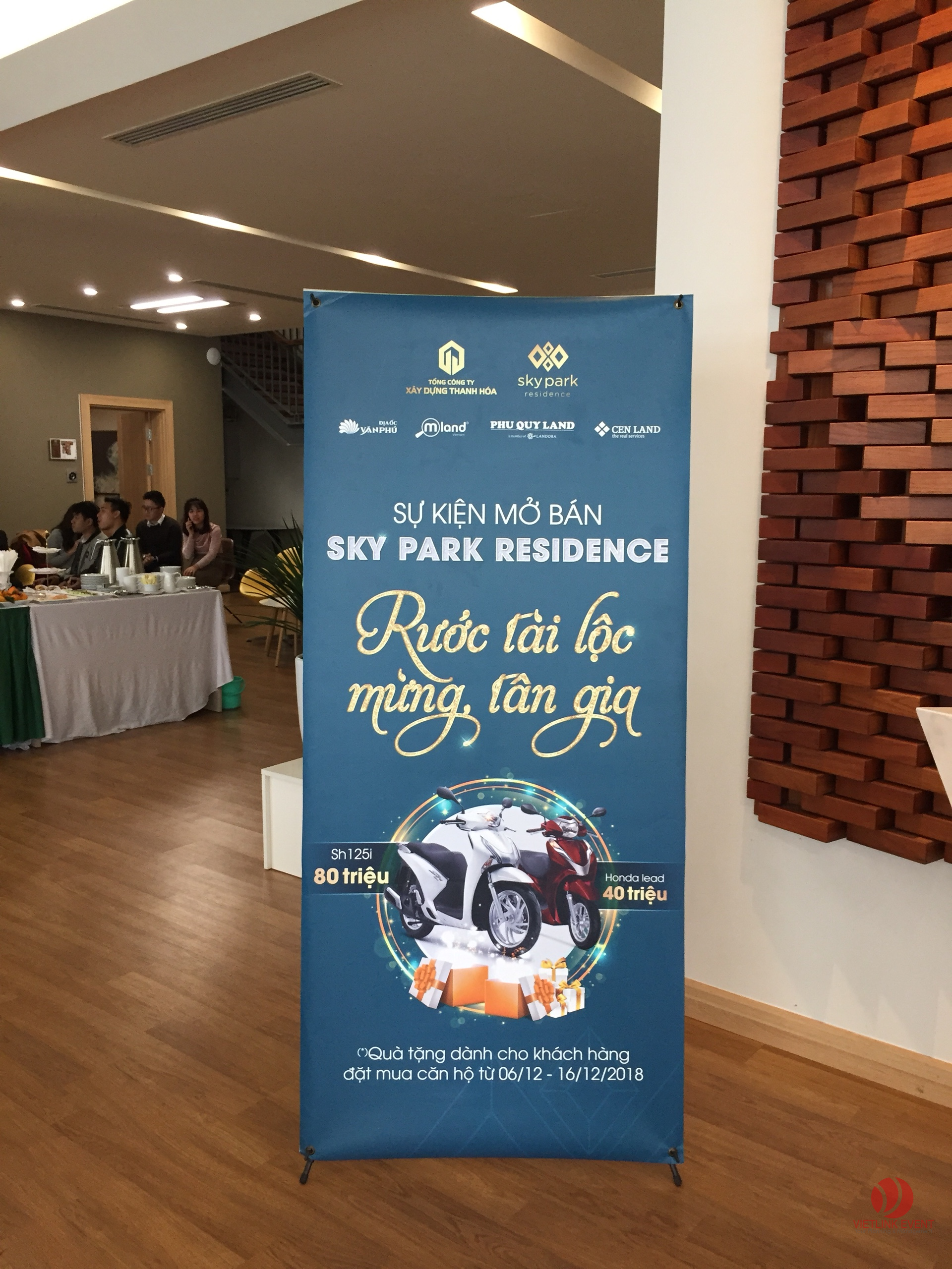 Tiệc TeaBreak sự kiện mở bán dự án Sky Park Residence